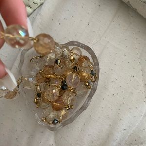 GOLD Beaded necklace